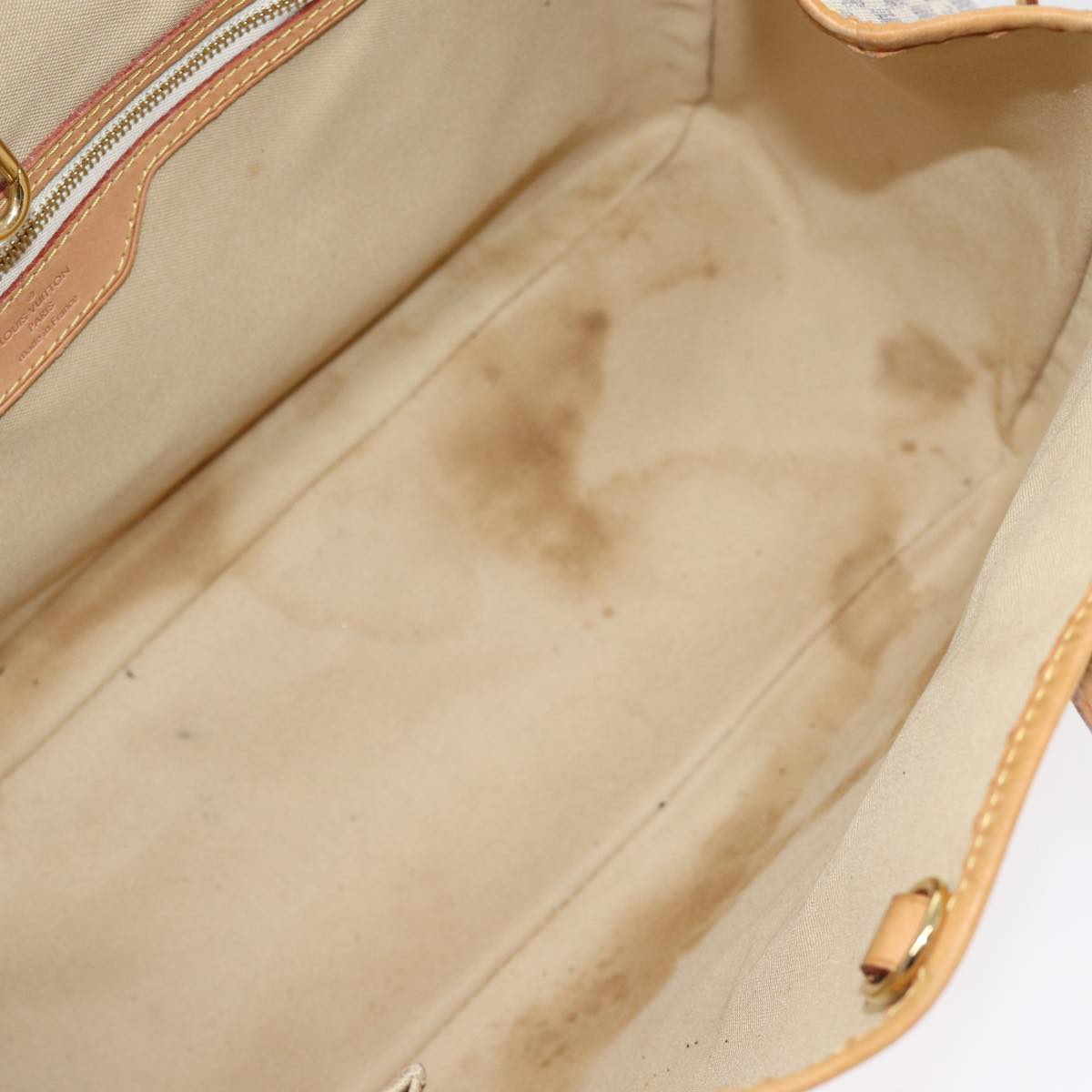 Louis Vuitton Batignolles Horizontal White Canvas Tote Bag