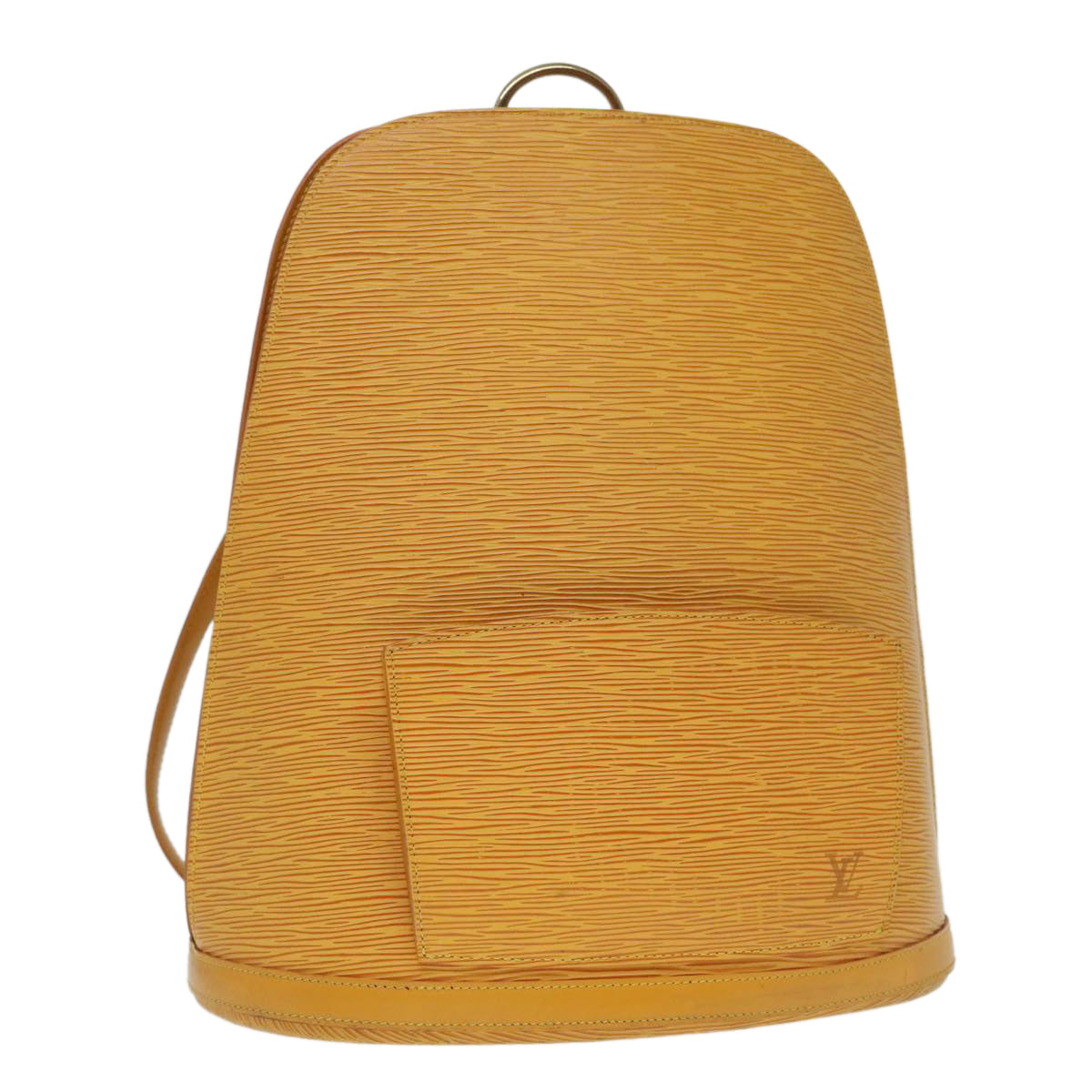 Louis Vuitton Gobelins Yellow Leather Backpack Bag
