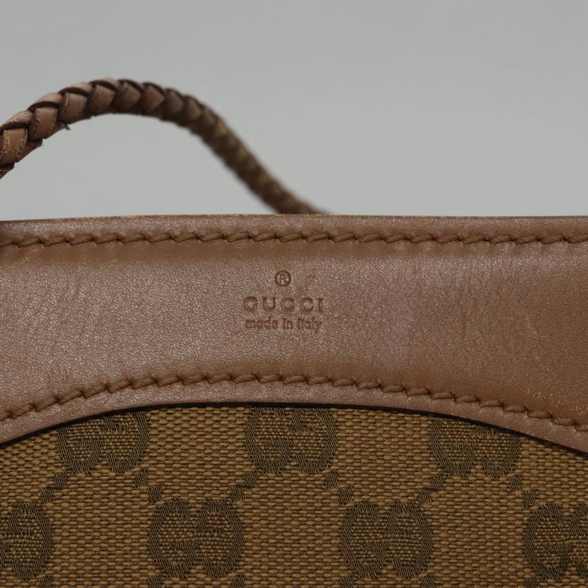 Gucci Gg Canvas Brown Canvas Shoulder Bag