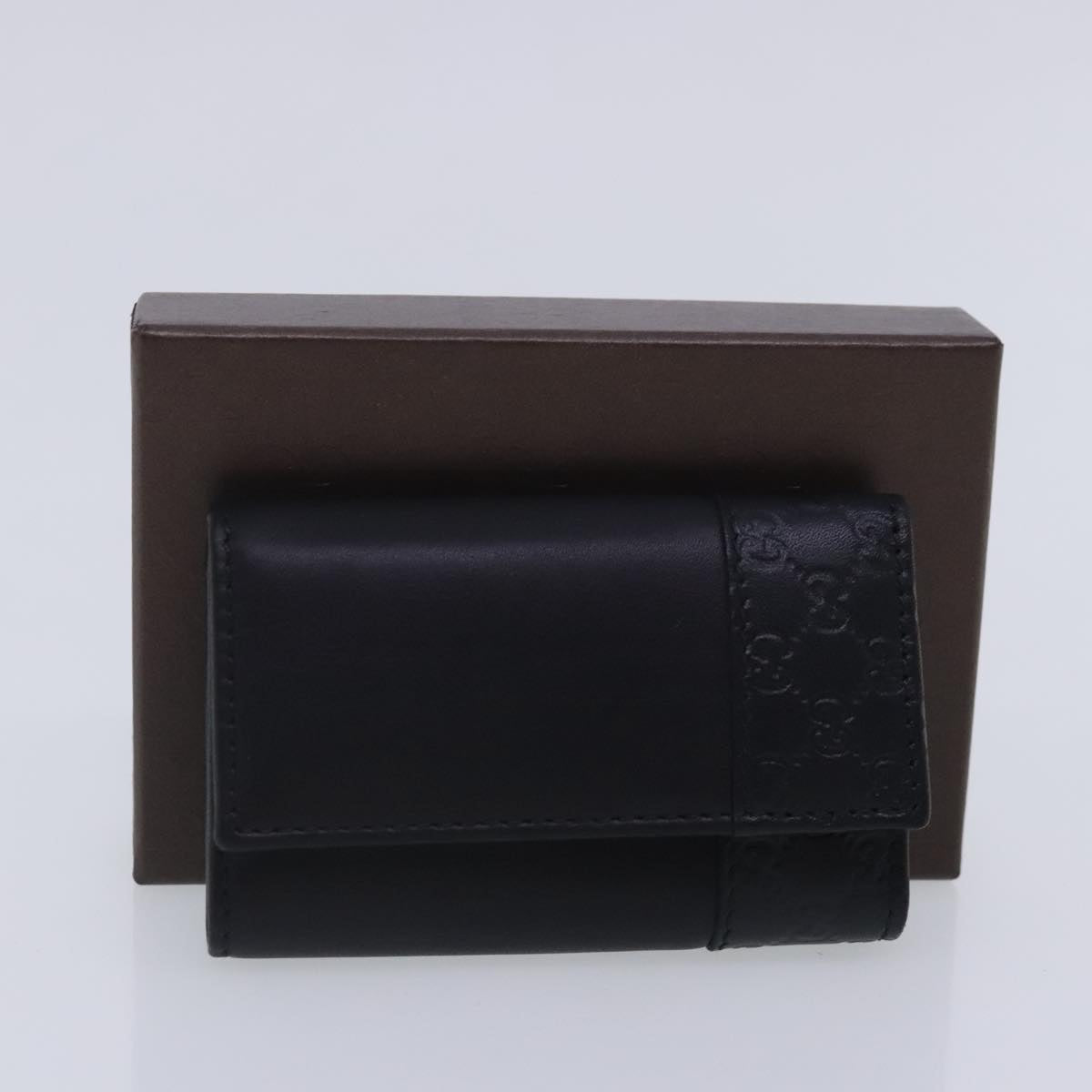 Gucci Key Case Black Leather Wallet
