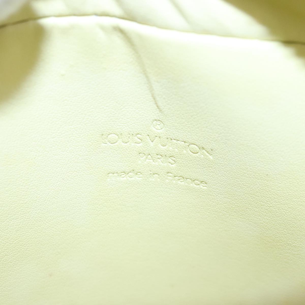 Louis Vuitton Wooster Yellow Patent Leather Shoulder Bag