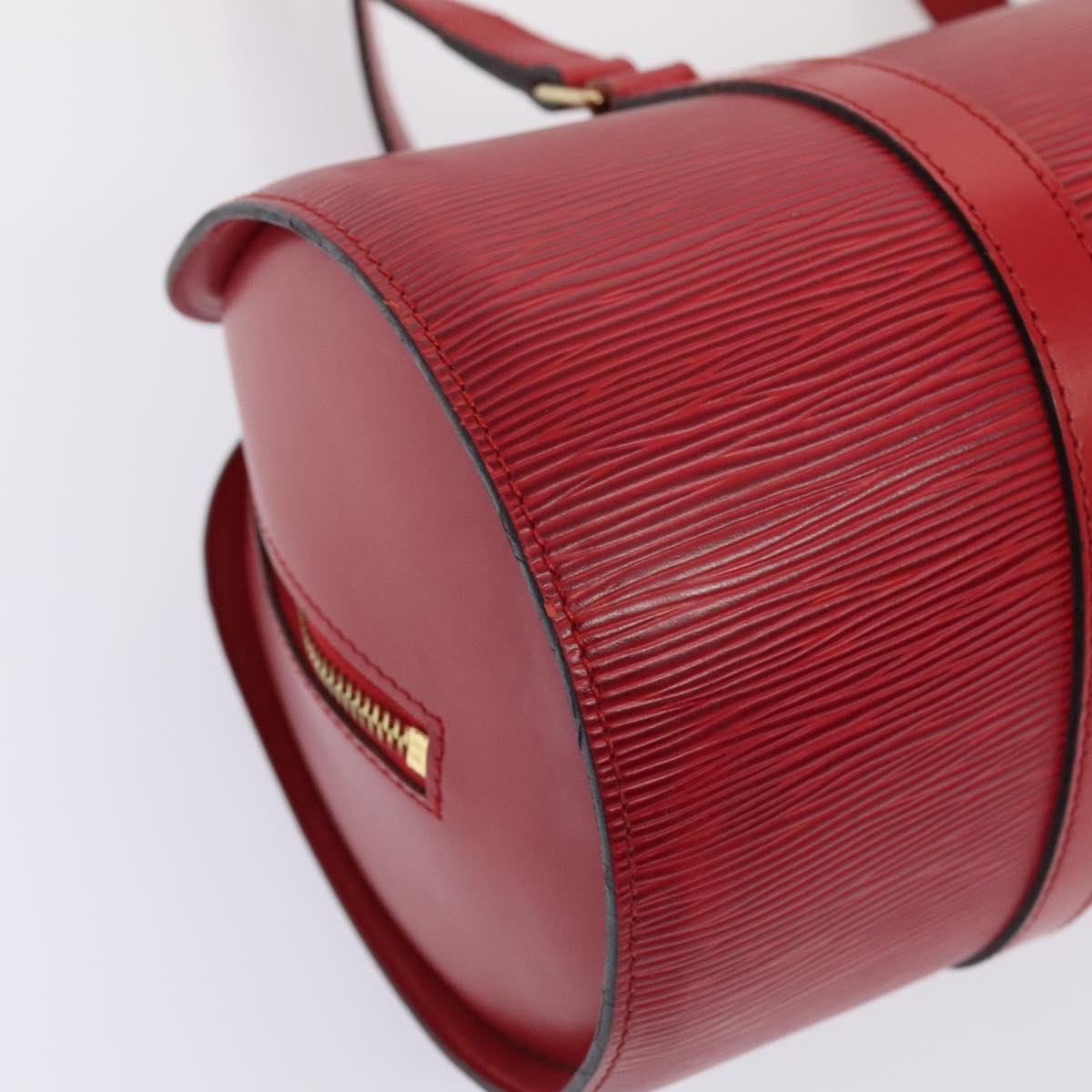Louis Vuitton Soufflot Red Leather Handbag