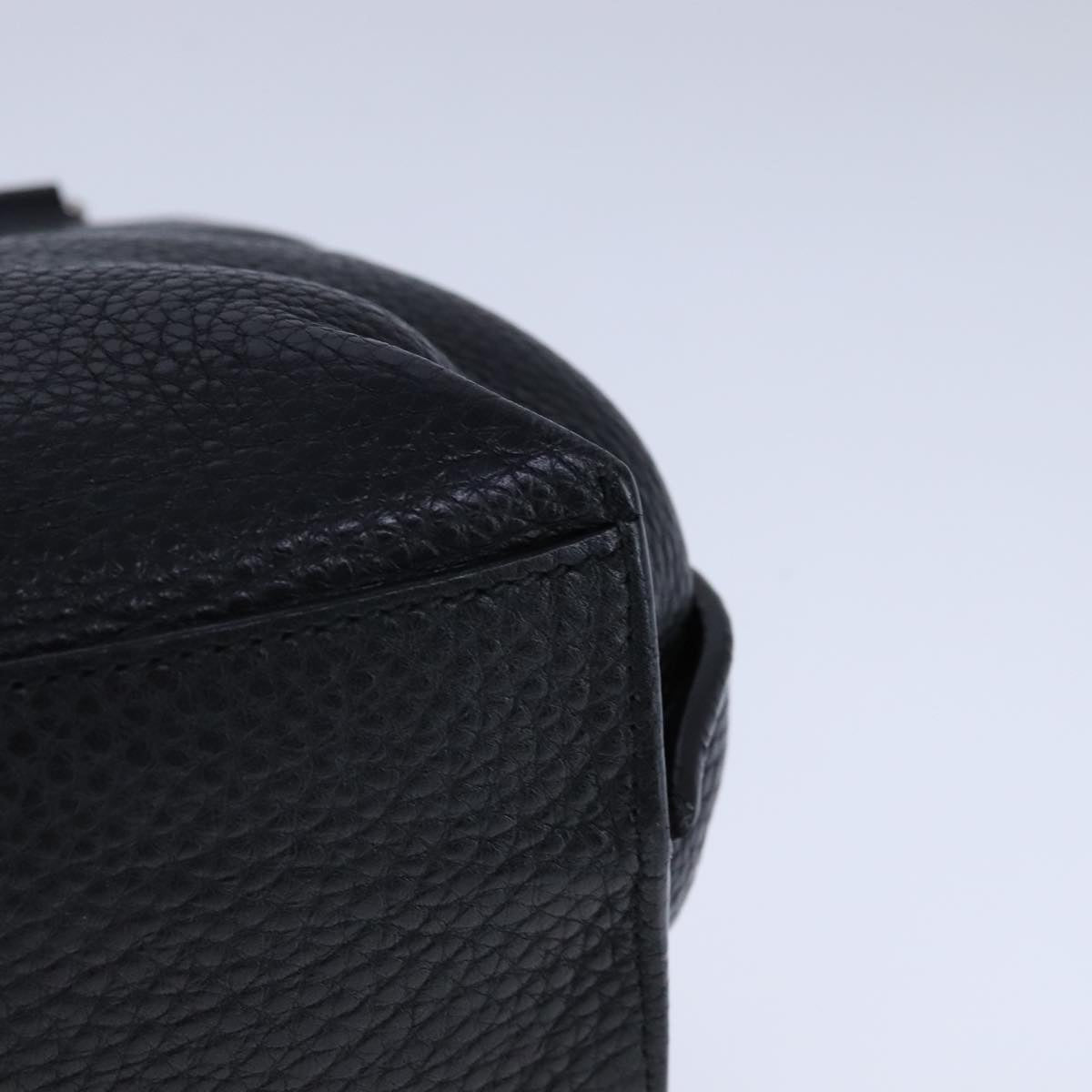 Gucci Bamboo Black Leather Handbag