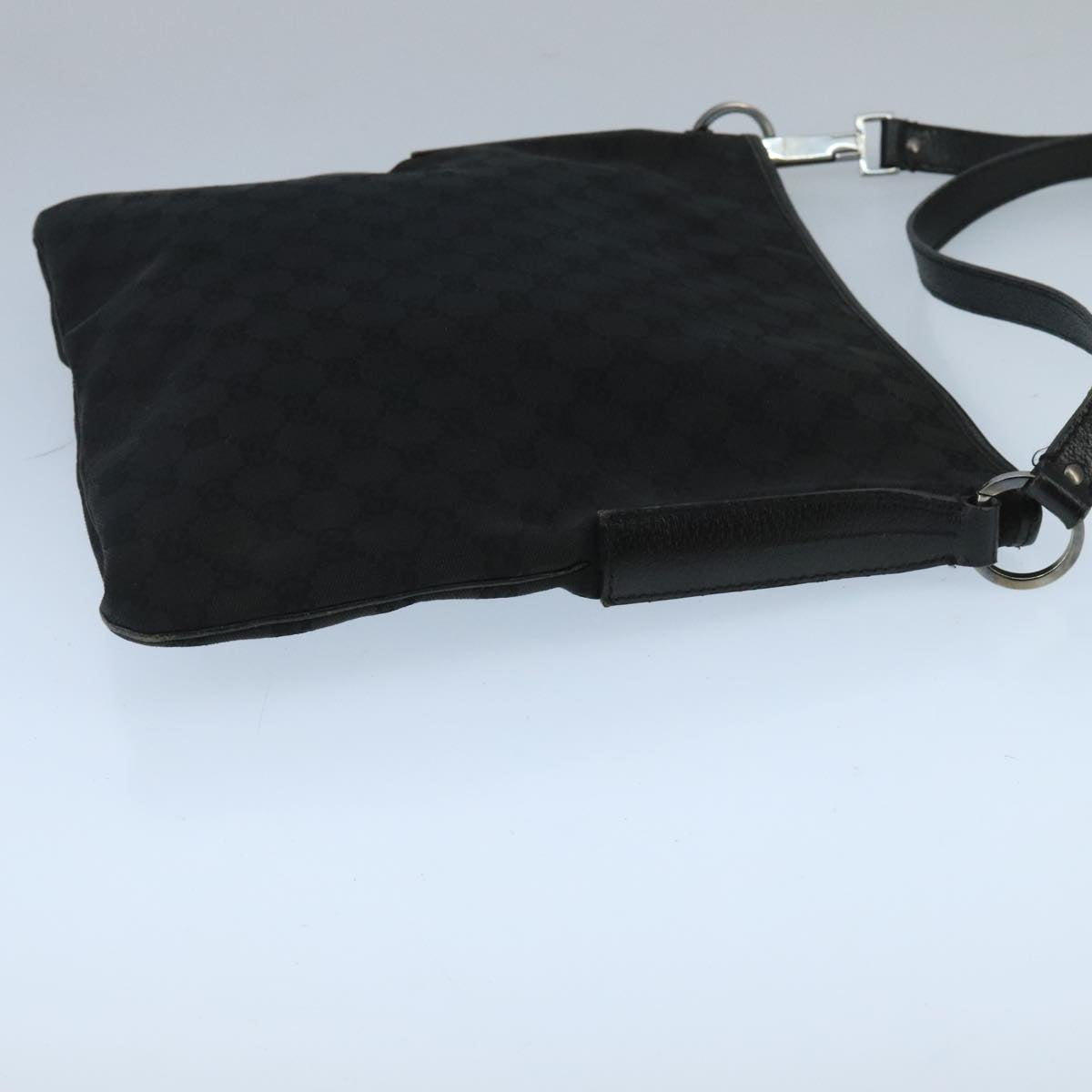 Gucci Black Canvas Shoulder Bag
