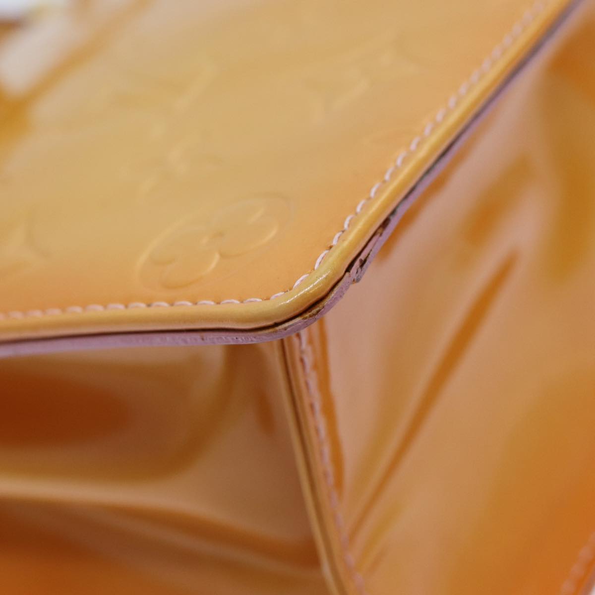 Louis Vuitton Spring Street Yellow Patent Leather Handbag