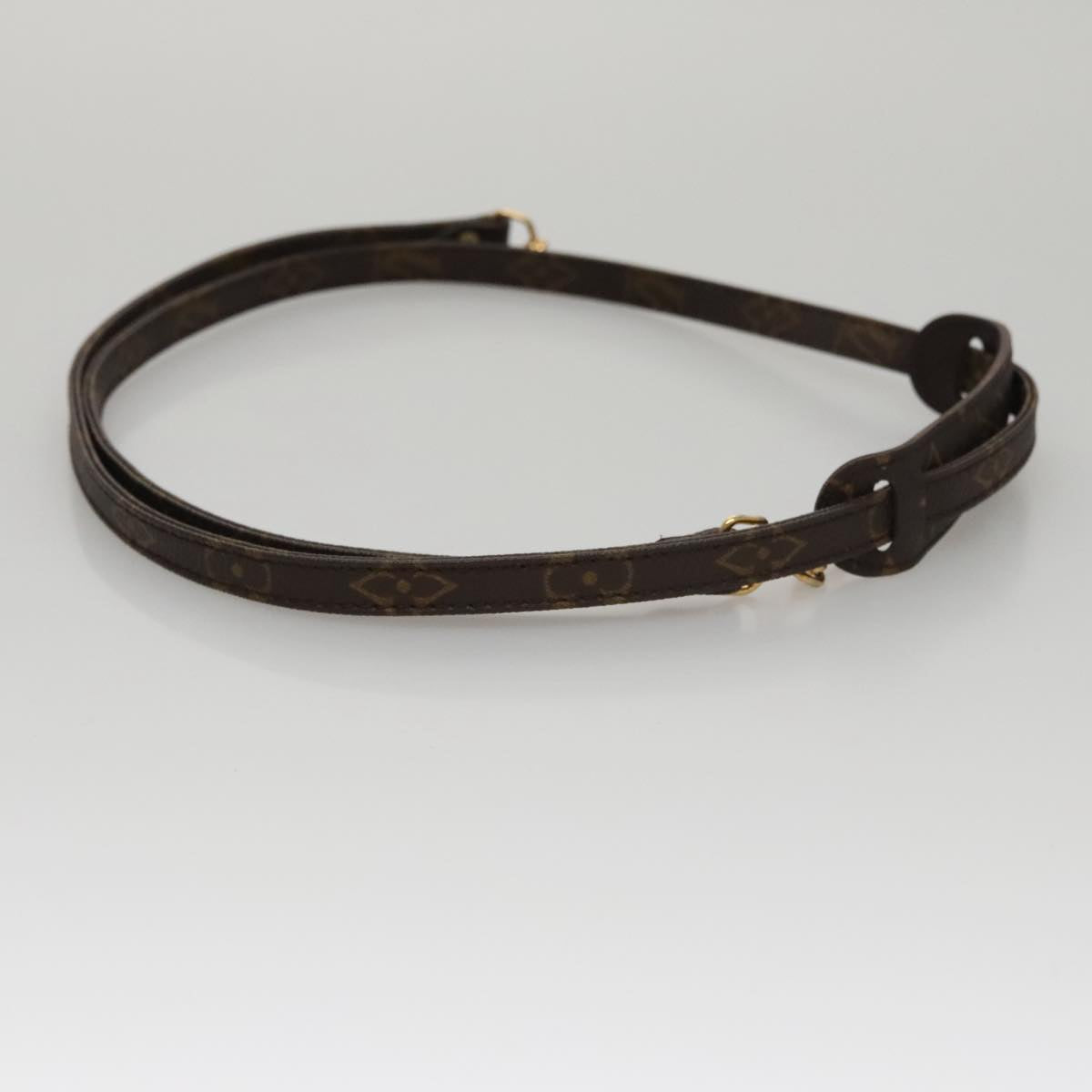 Louis Vuitton Shoulder Strap Brown Canvas Bag Jewelry