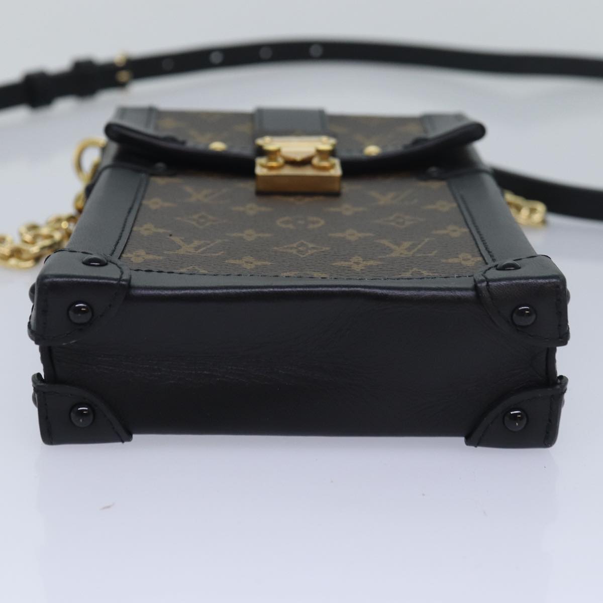 Louis Vuitton Trunk Brown Canvas Shoulder Bag