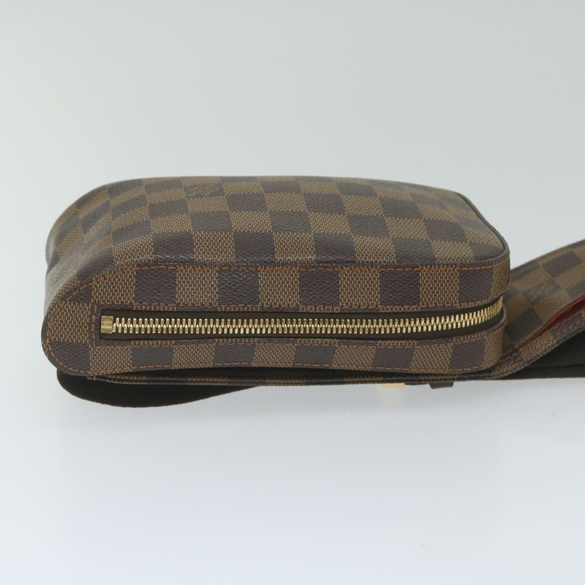 Louis Vuitton Geronimo Brown Canvas Shoulder Bag