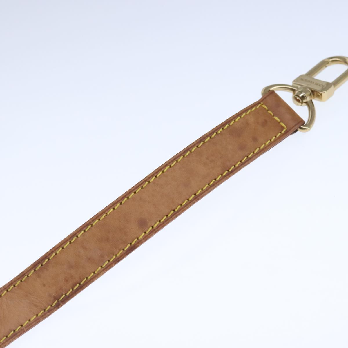 Louis Vuitton Shoulder Strap Beige Leather Bag Jewelry
