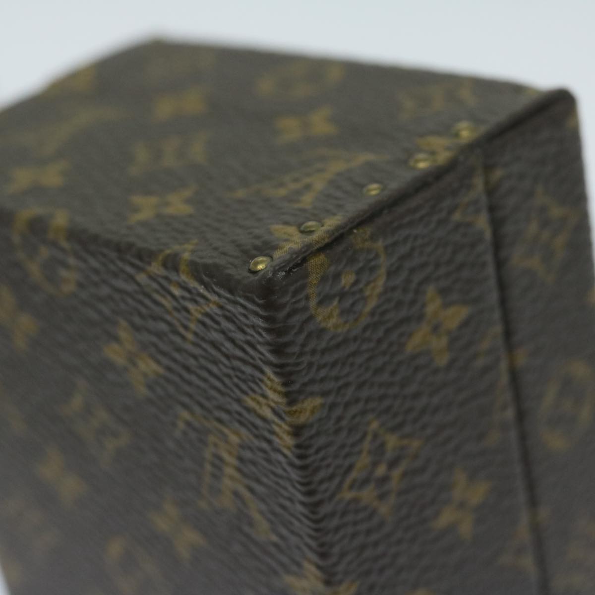 Louis Vuitton Jewelry Case Brown Canvas Jewelleryset Jewelry
