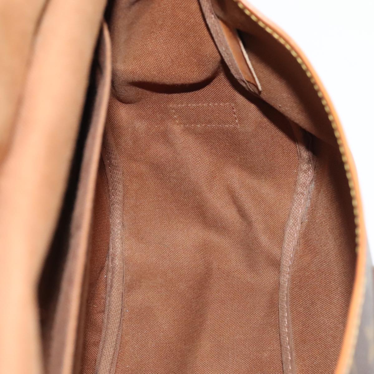 Louis Vuitton Saumur 35 Brown Canvas Shoulder Bag