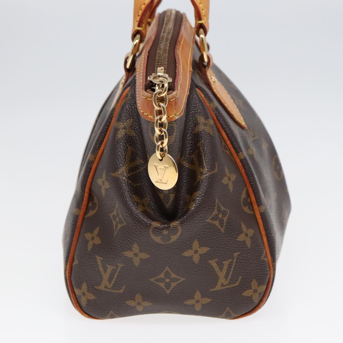 Louis Vuitton Tivoli Brown Canvas Handbag