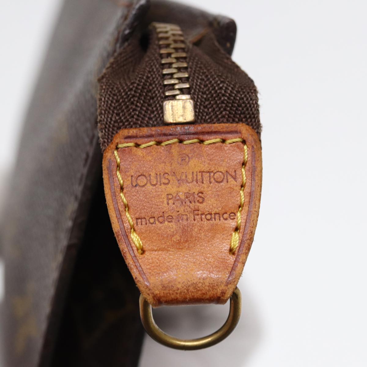 Louis Vuitton Bucket Pm Brown Canvas Clutch Bag