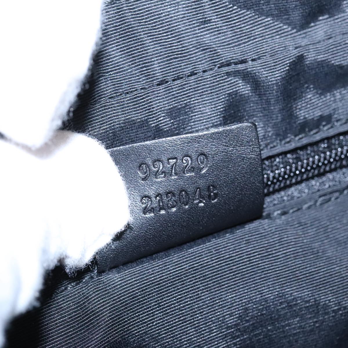 Gucci Gg Canvas Black Canvas Shoulder Bag