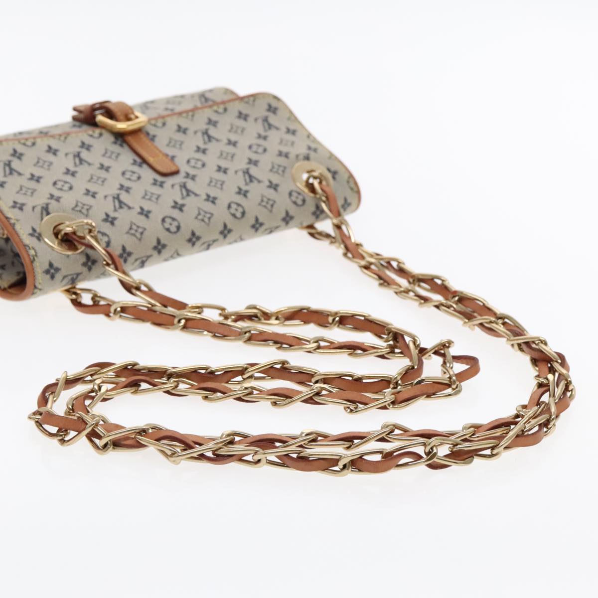 Louis Vuitton Camille Blue Canvas Shoulder Bag
