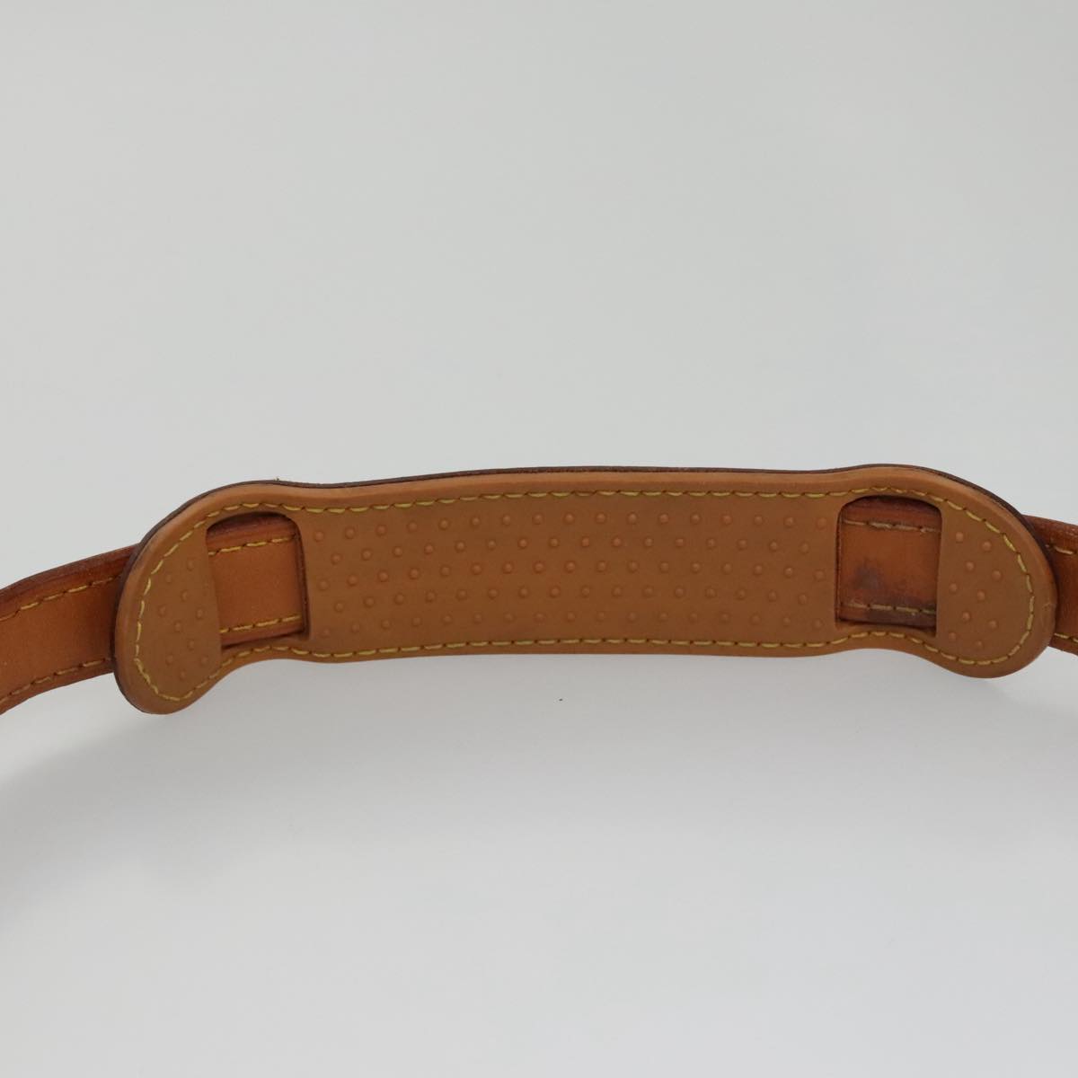 Louis Vuitton Shoulder Strap Beige Leather Bag Jewelry