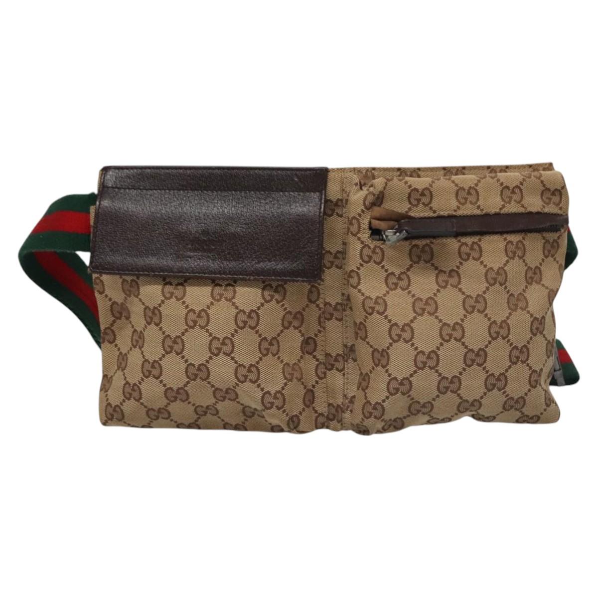 Gucci Gg Canvas Beige Canvas Shoulder Bag