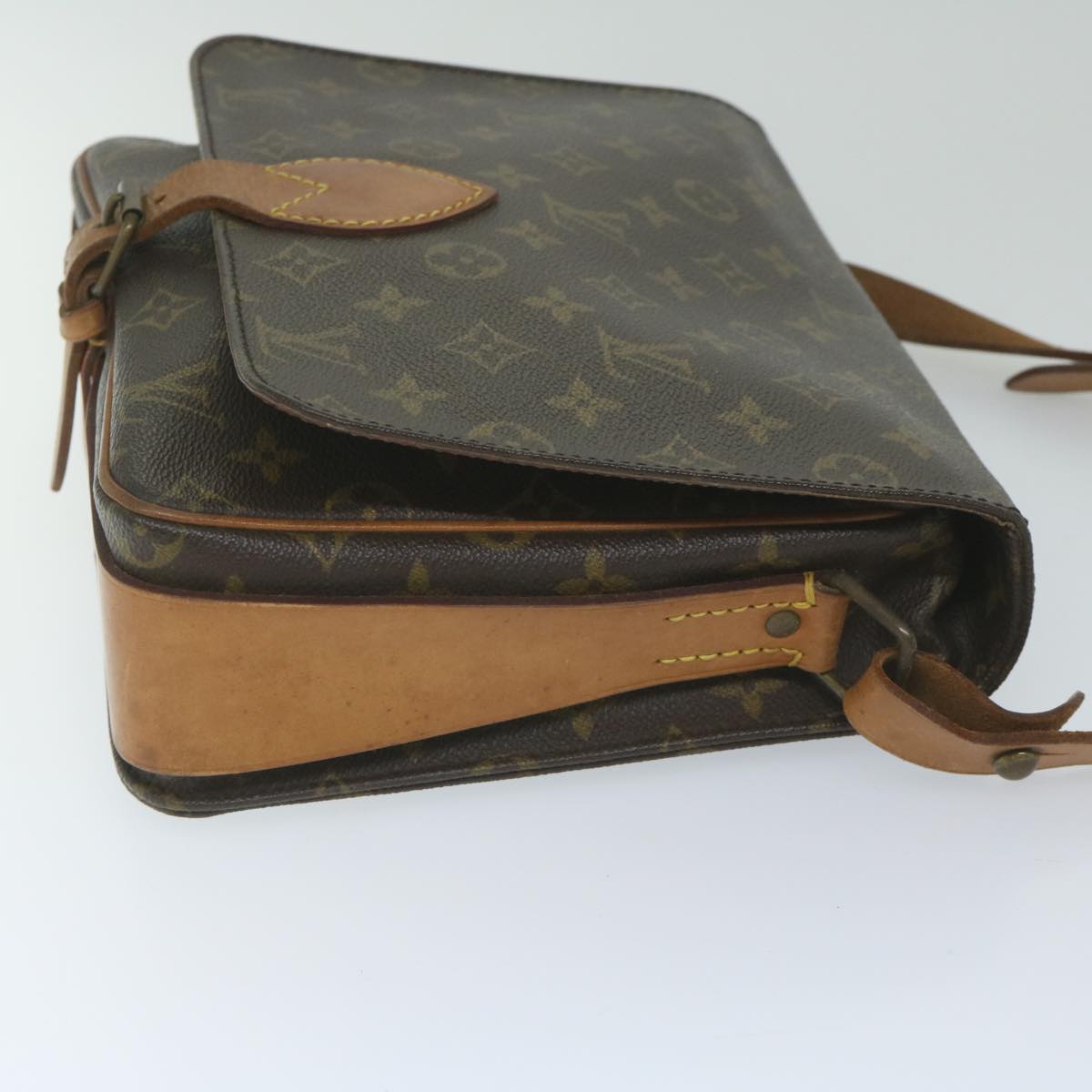 Louis Vuitton Cartouchière Brown Canvas Shoulder Bag