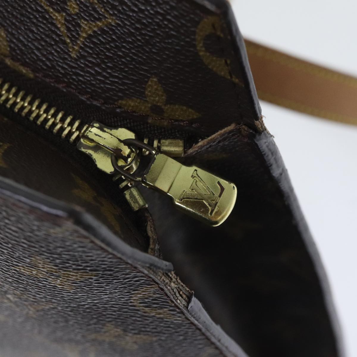 Louis Vuitton Babylone Brown Canvas Tote Bag
