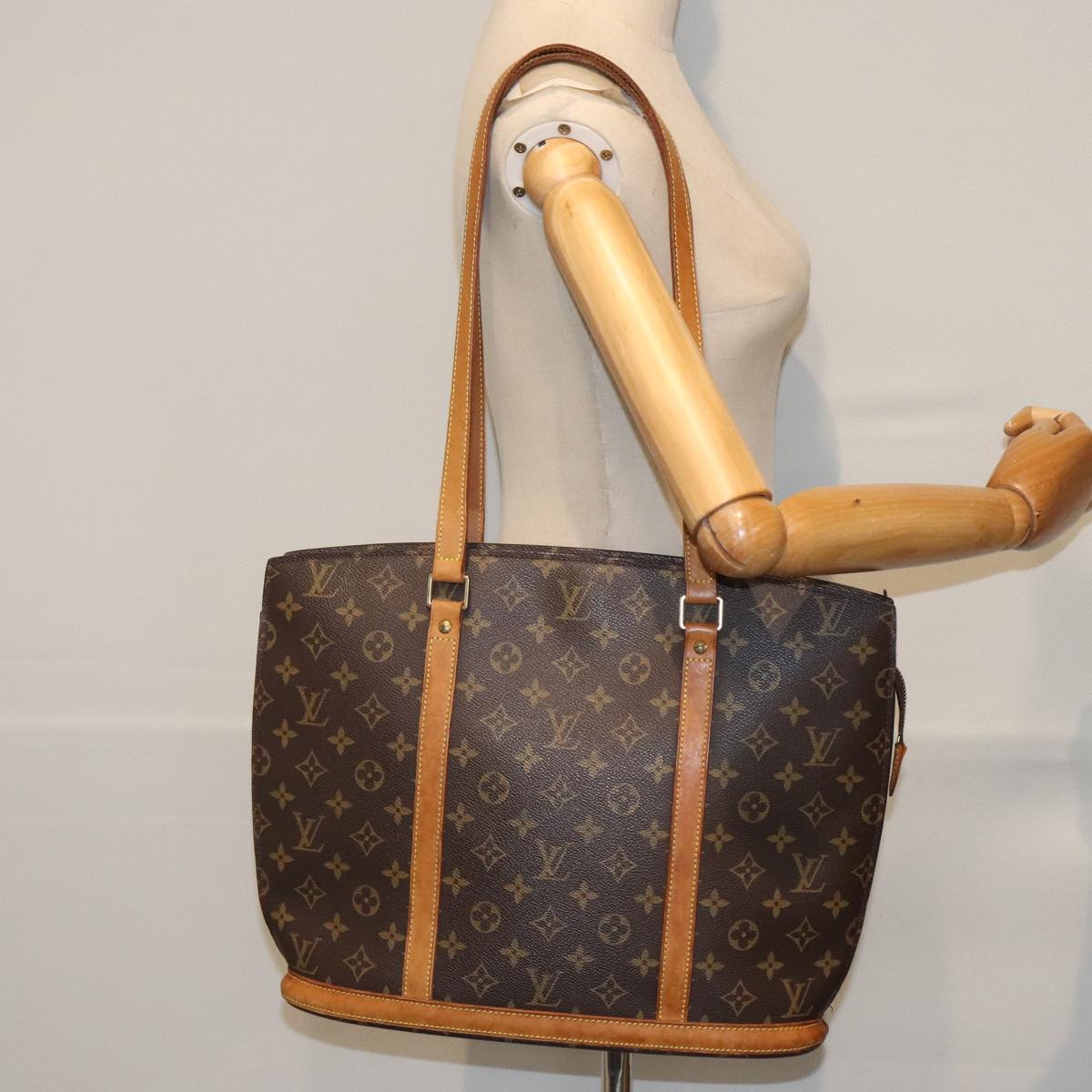 Louis Vuitton Babylone Brown Canvas Tote Bag