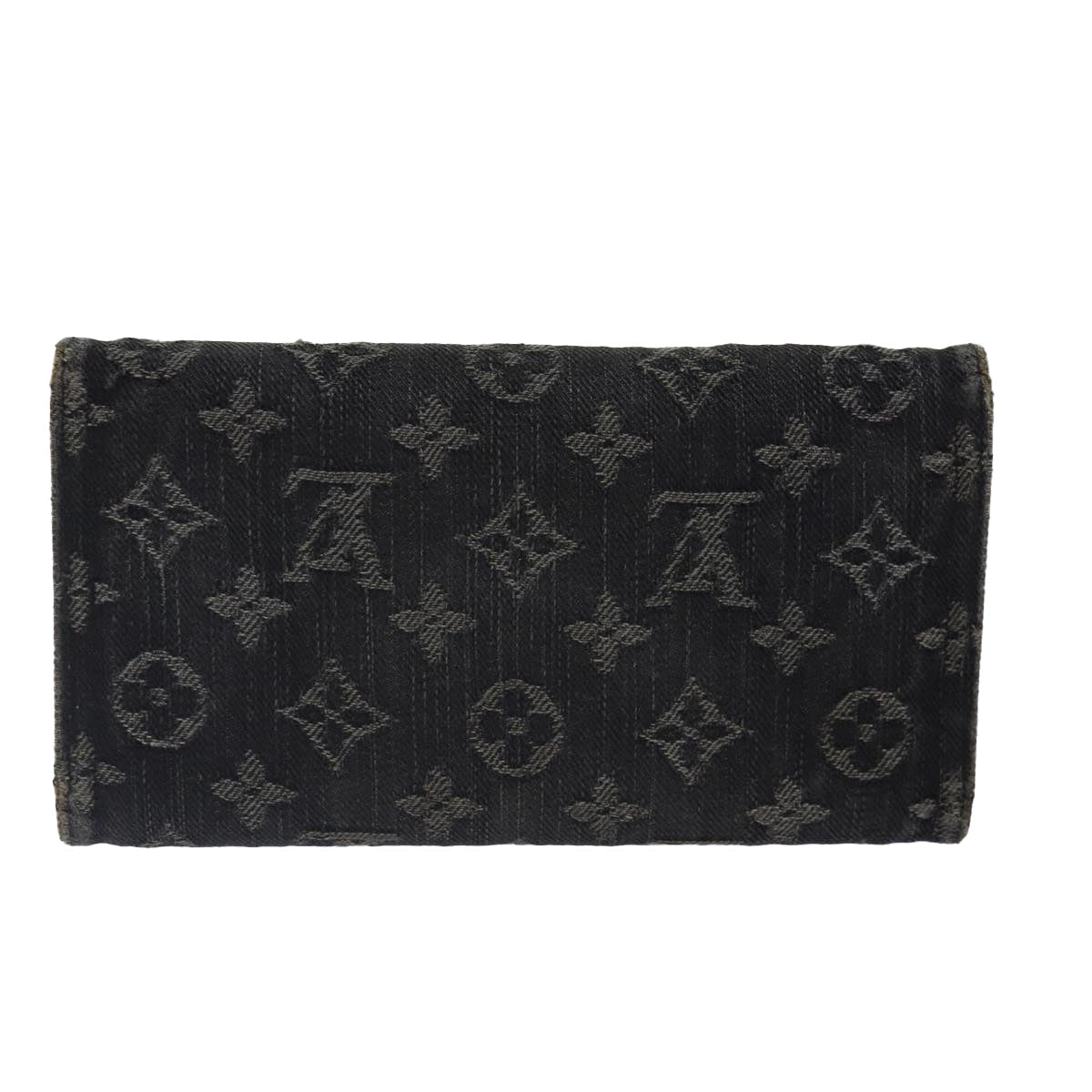 Louis Vuitton Amelia Black Denim - Jeans Wallet