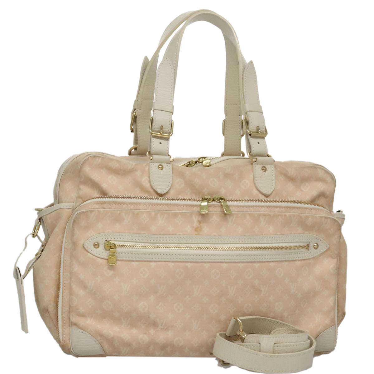 Louis Vuitton Mini Lin Pink Canvas Shoulder Bag ()