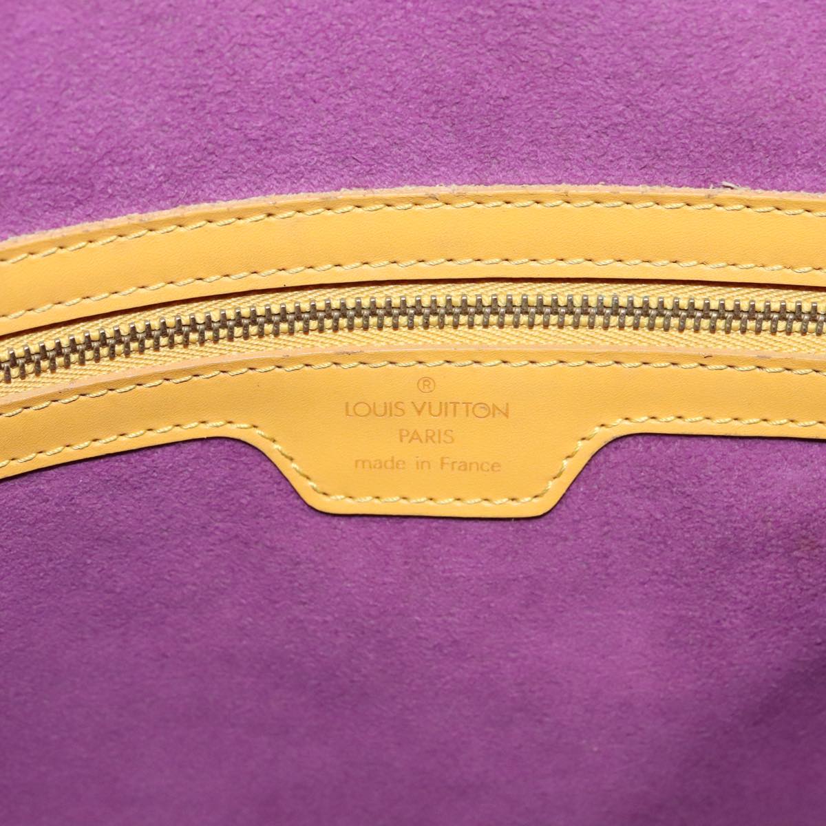 Louis Vuitton Lussac Yellow Leather Shoulder Bag