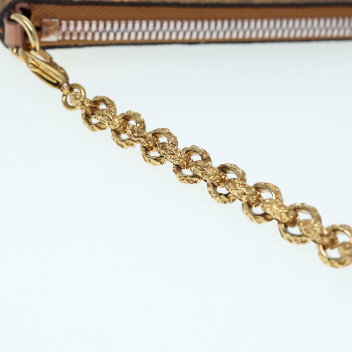 Louis Vuitton Pochette Plat Beige Leather Shoulder Bag