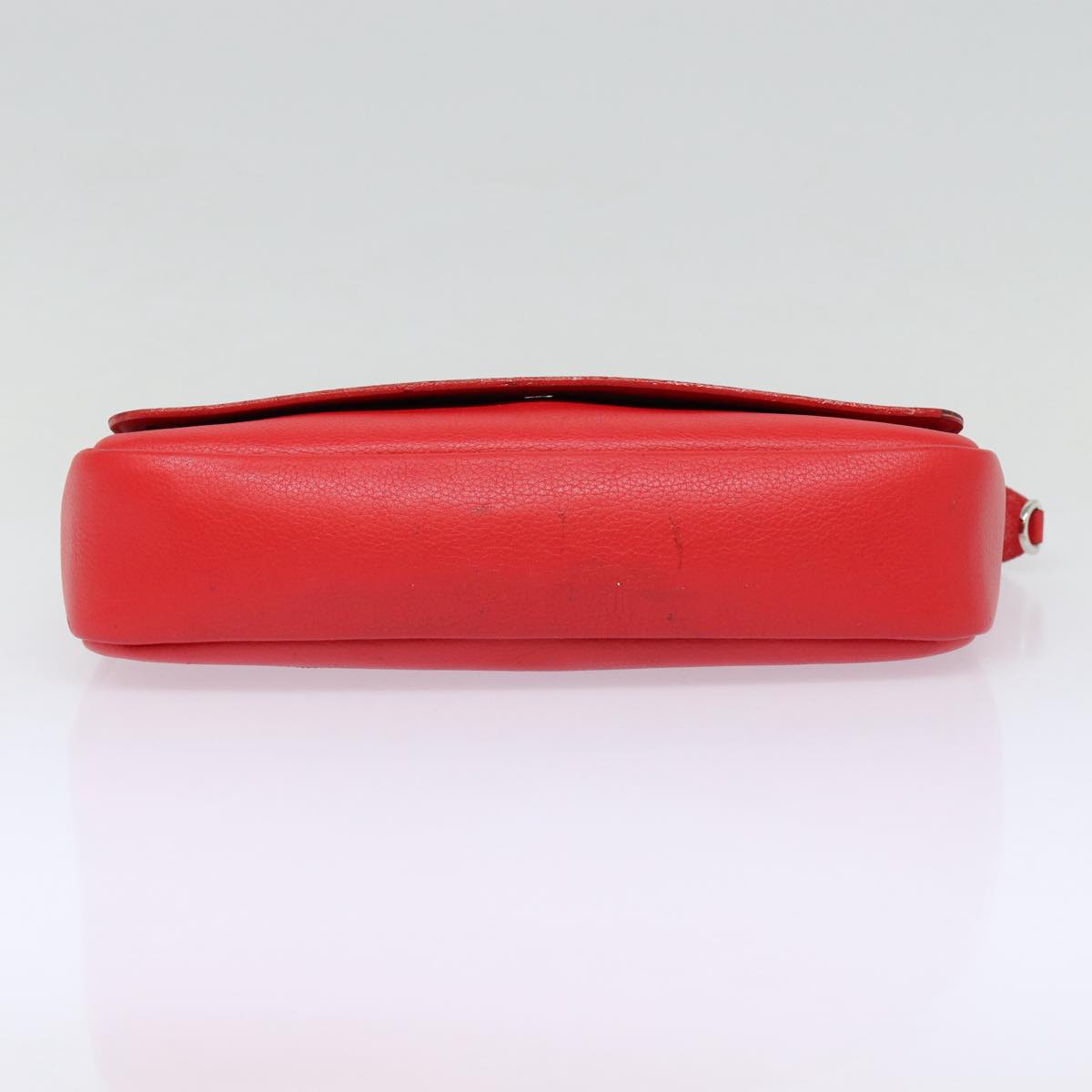 Louis Vuitton Parnassea Red Leather Clutch Bag