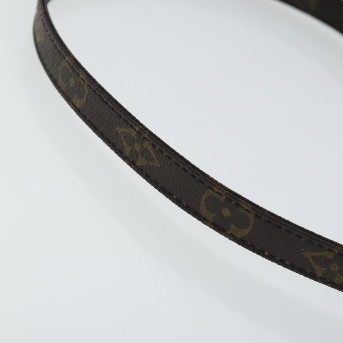 Louis Vuitton Shoulder Strap Brown Canvas Bag Jewelry