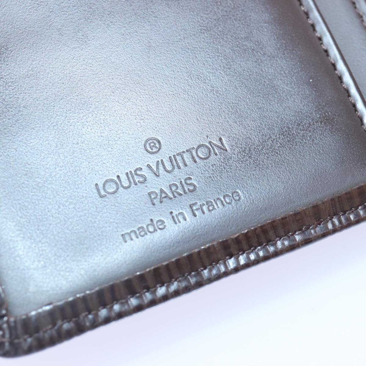 Louis Vuitton Viennois Brown Leather Wallet