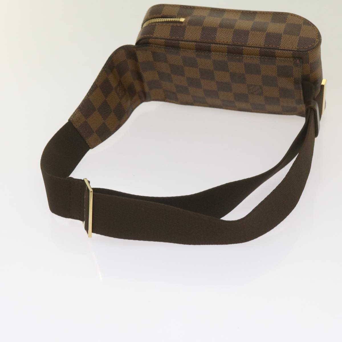 Louis Vuitton Geronimos Brown Canvas Shoulder Bag
