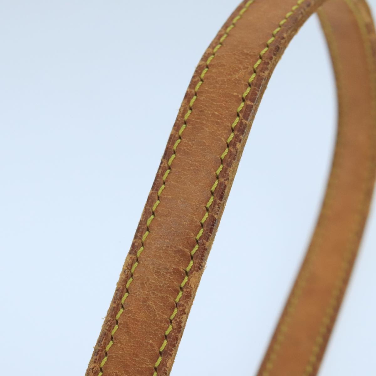 Louis Vuitton Shoulder Strap Beige Leather Bag Jewelry