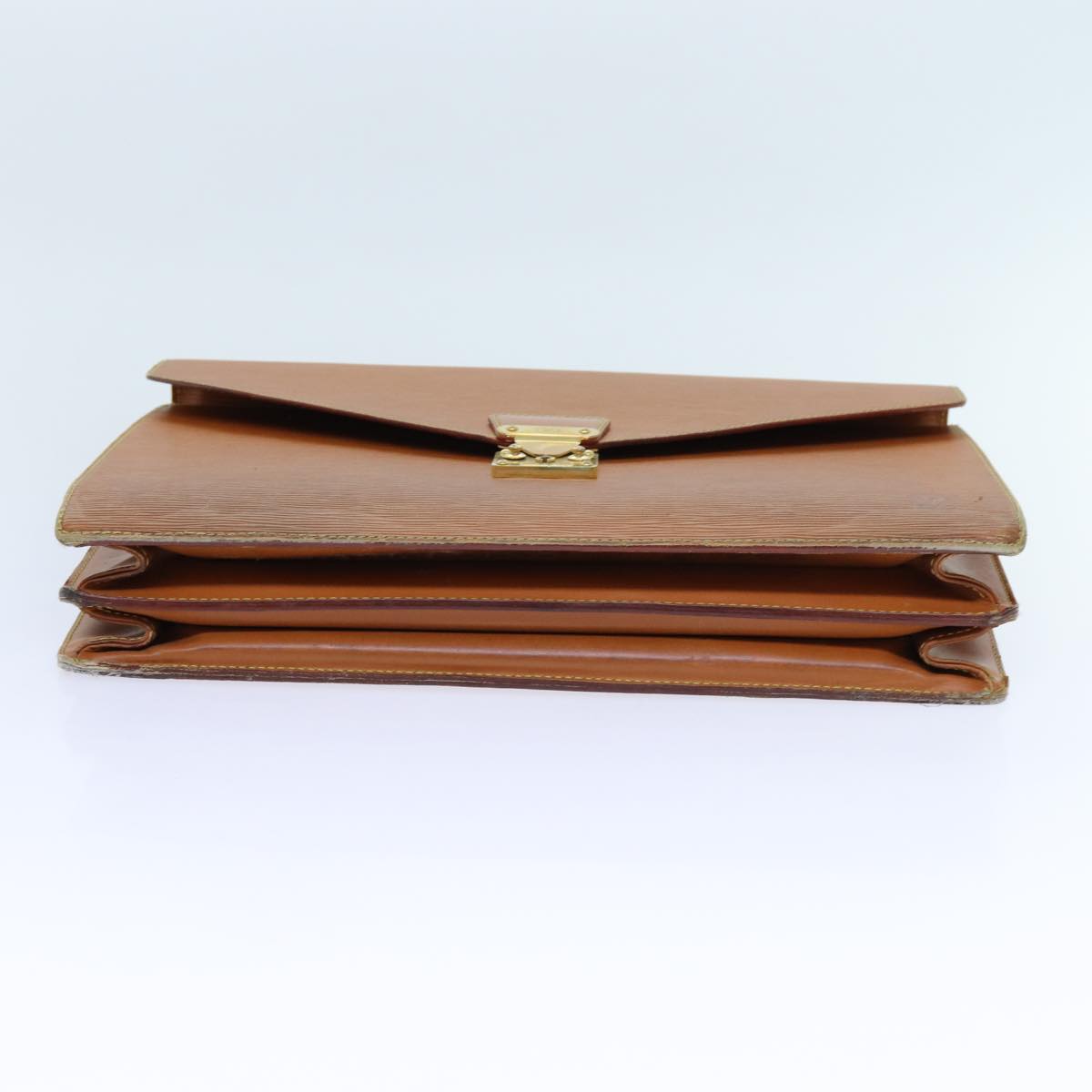 Louis Vuitton Serviette Brown Leather Briefcase Bag