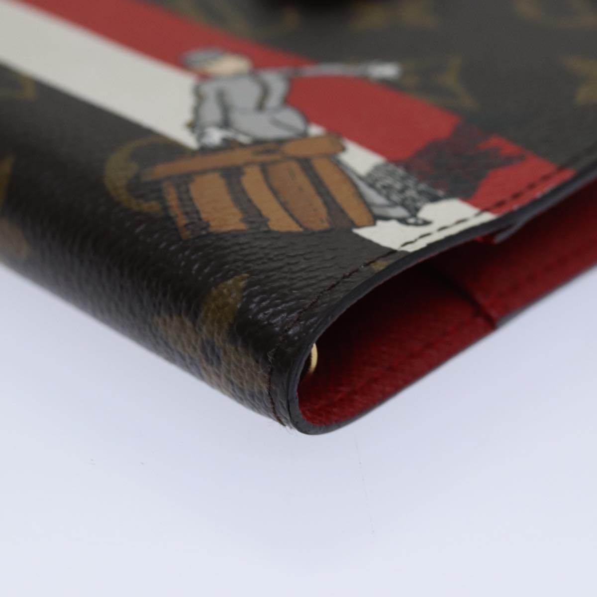 Louis Vuitton Agenda Pm Brown Canvas Wallet