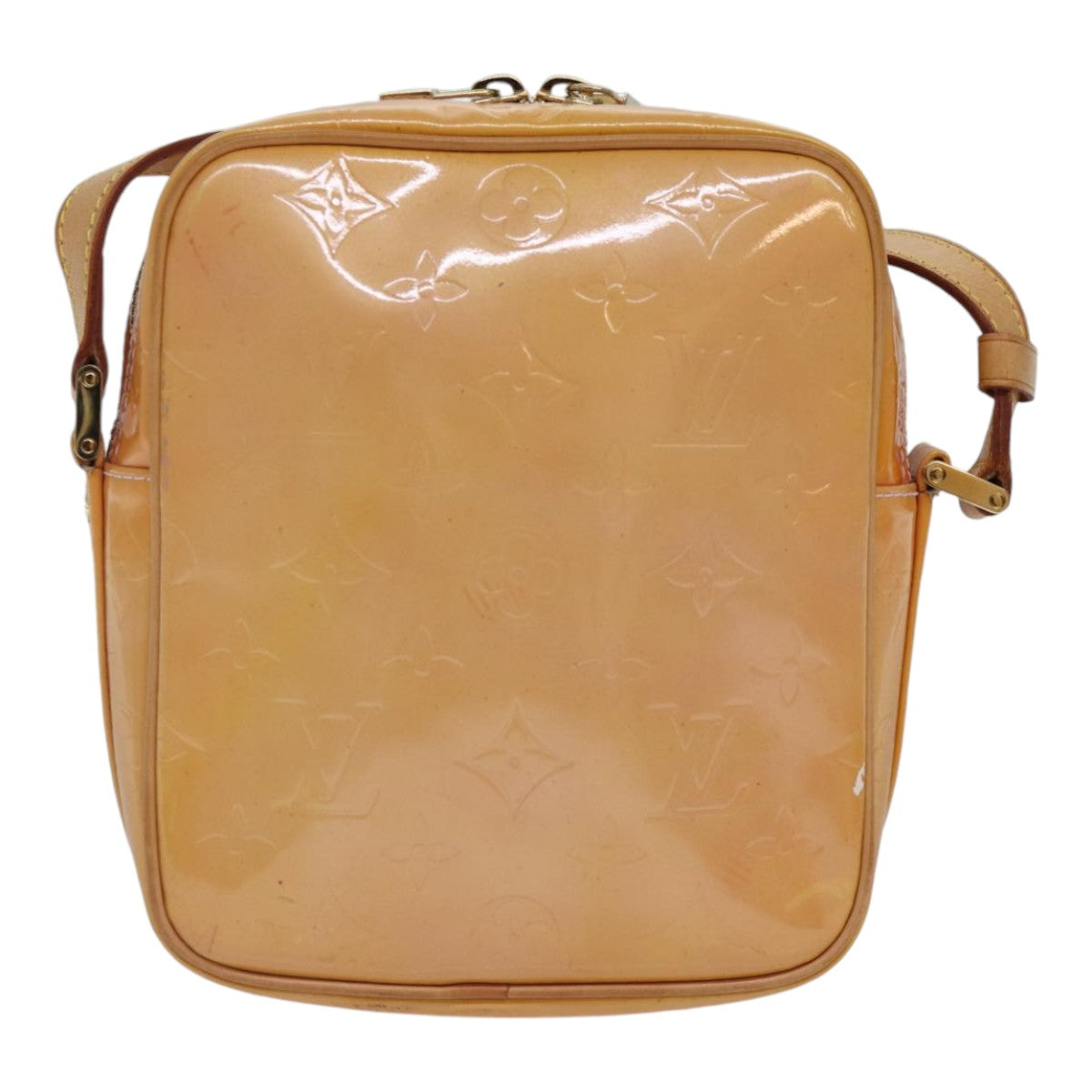 Louis Vuitton Wooster Beige Patent Leather Shoulder Bag