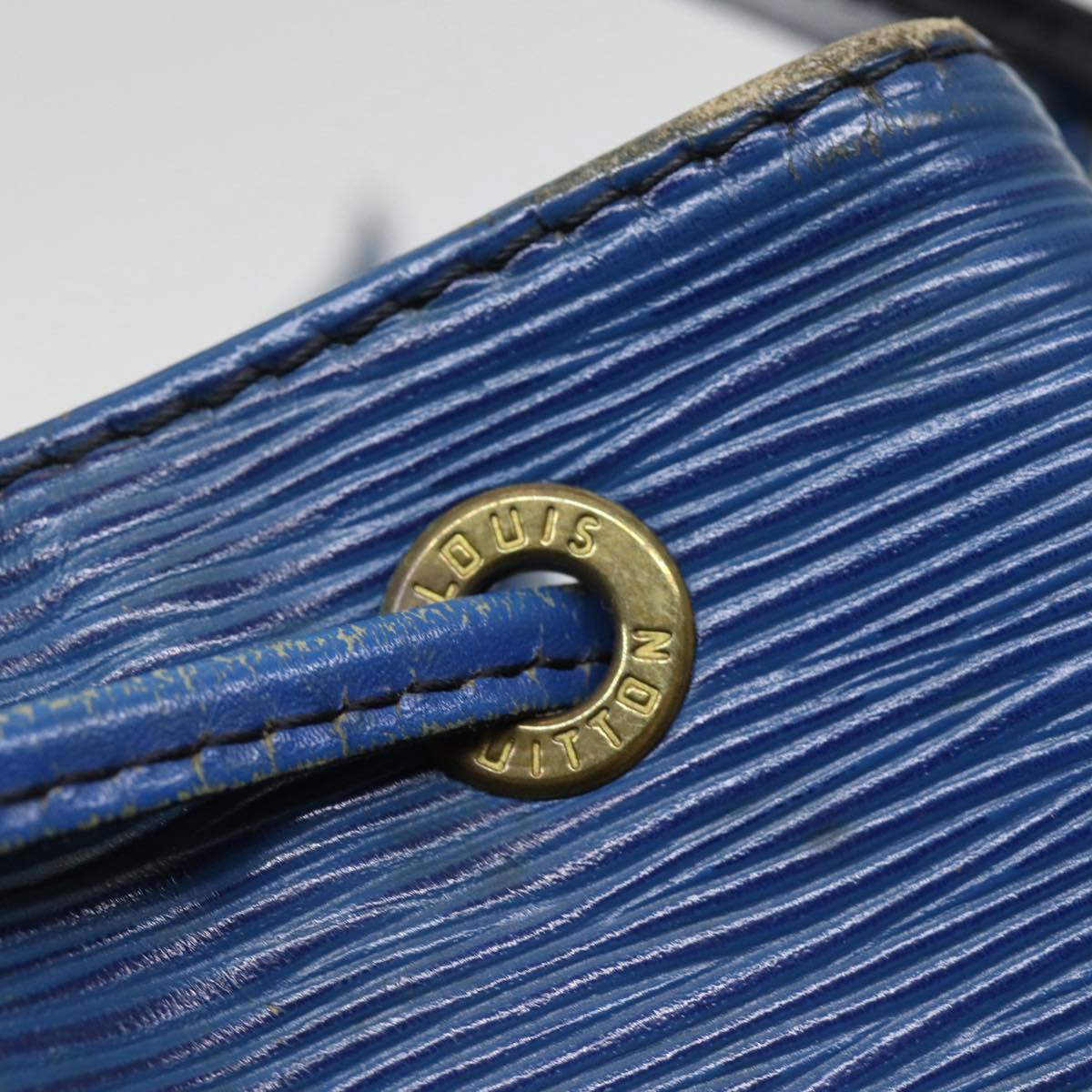 Louis Vuitton Noé Pm Blue Leather Shoulder Bag