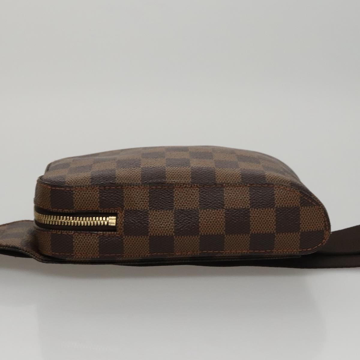 Louis Vuitton Geronimos Brown Canvas Shoulder Bag