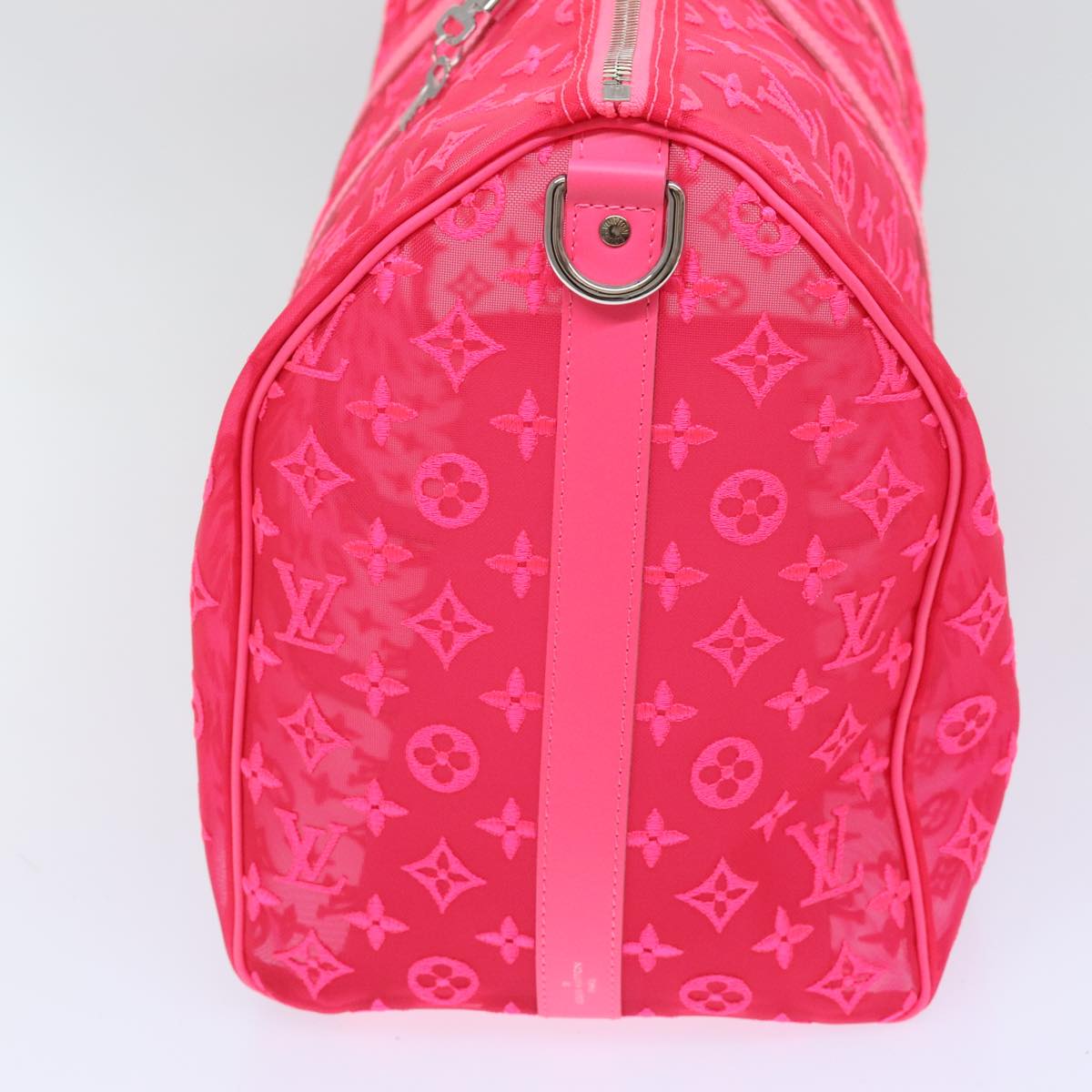 Louis Vuitton Keepall Bandouliere 50 Pink Canvas Travel Bag