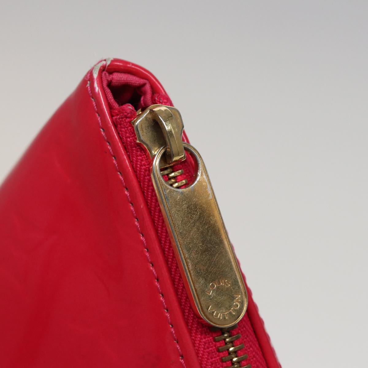 Louis Vuitton Bellevue Pink Patent Leather Handbag