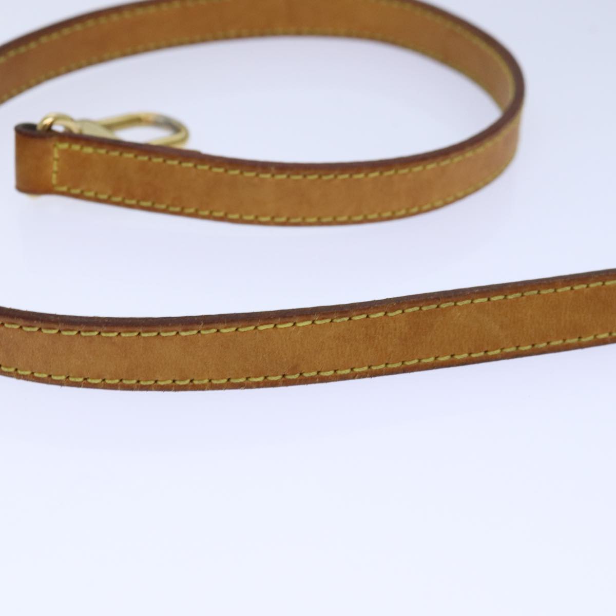 Louis Vuitton Bandoulière De Sac Beige Leather Bag Jewelry