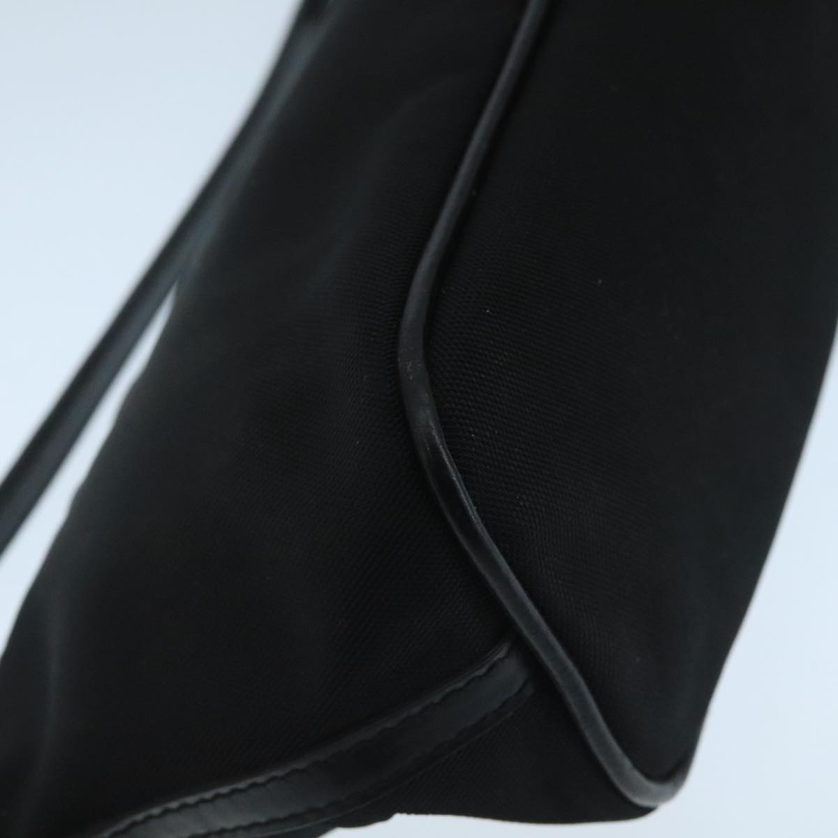 Gucci Baguette Black Canvas Clutch Bag