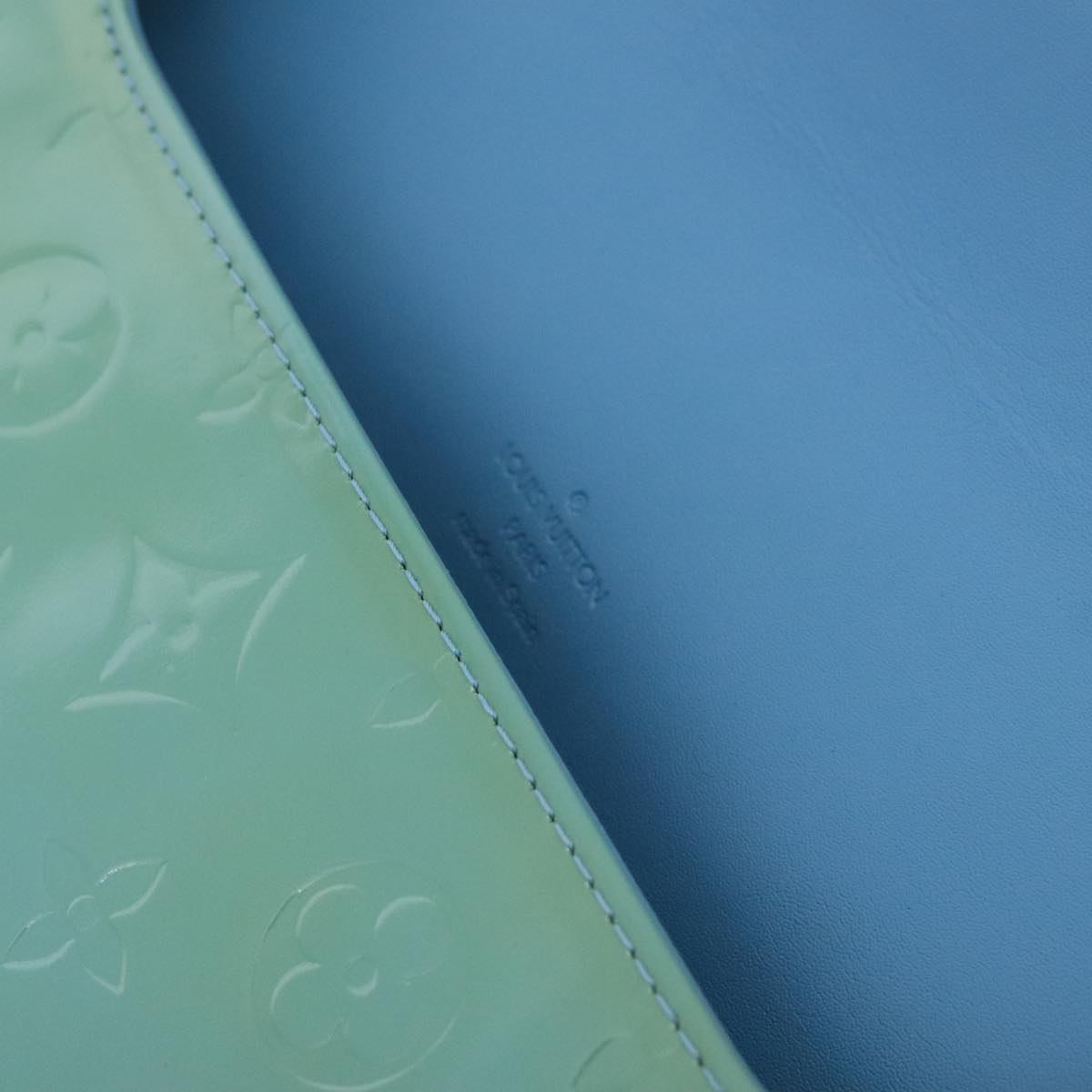 Louis Vuitton Thompson Green Patent Leather Shoulder Bag