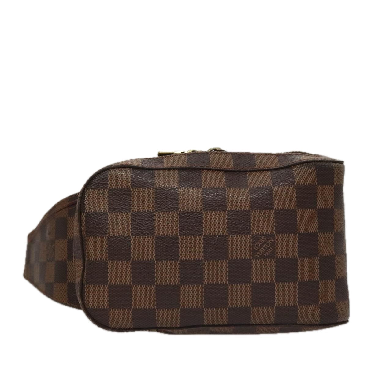 Louis Vuitton Geronimos Brown Canvas Shoulder Bag