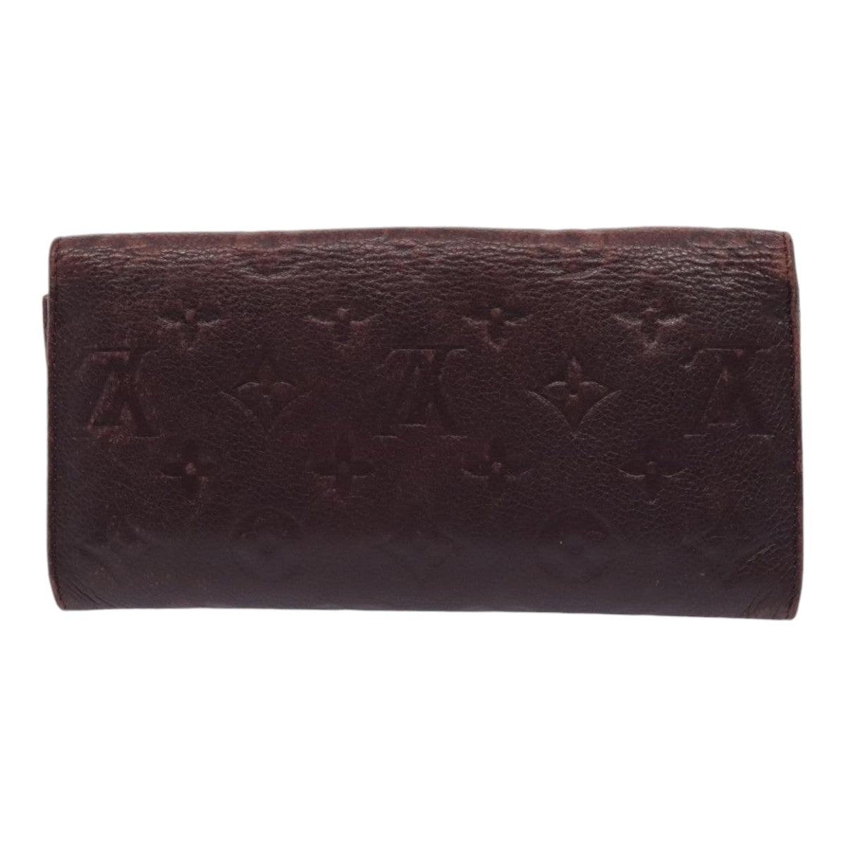 Louis Vuitton Sarah Purple Leather Wallet