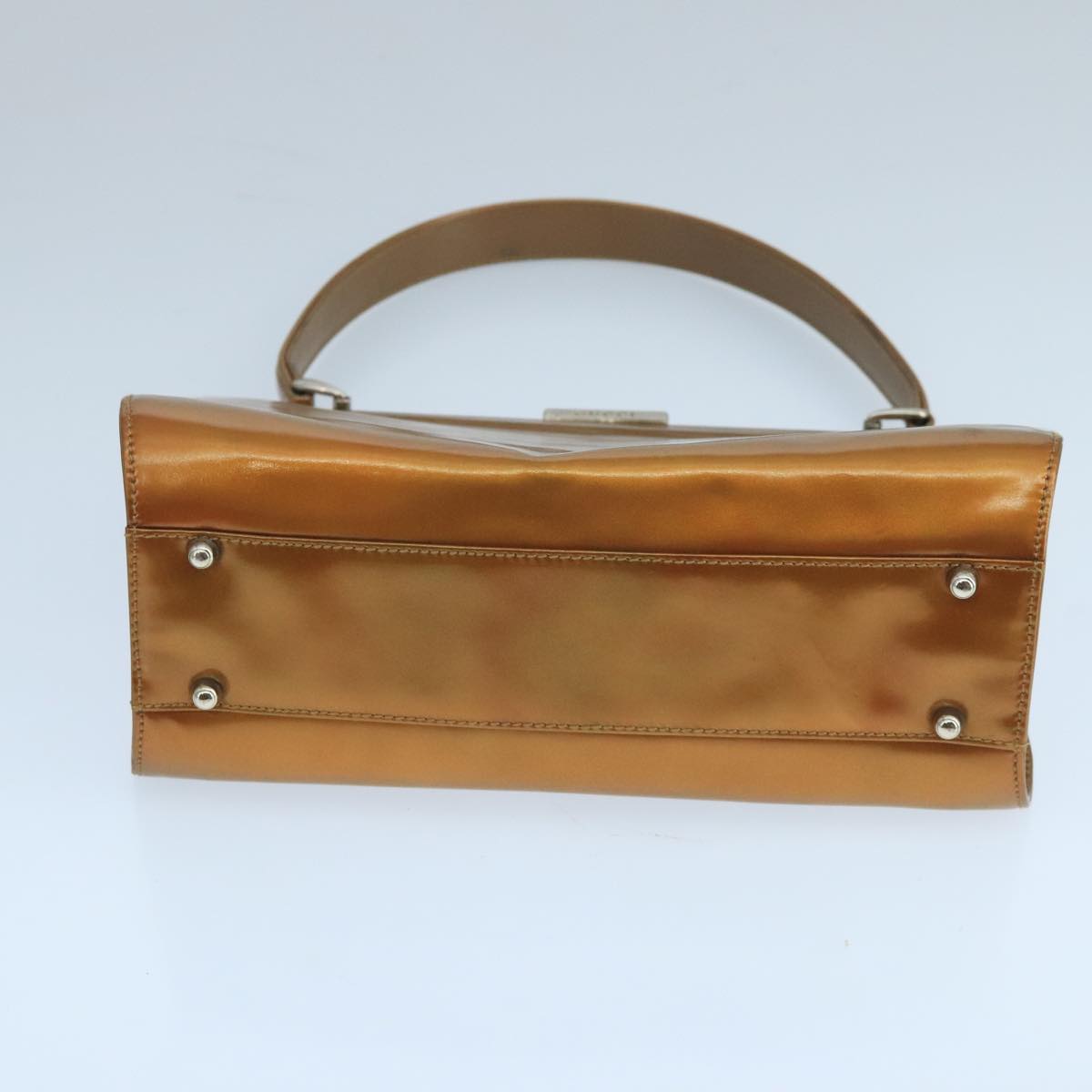 Gucci Jackie Brown Patent Leather Shoulder Bag