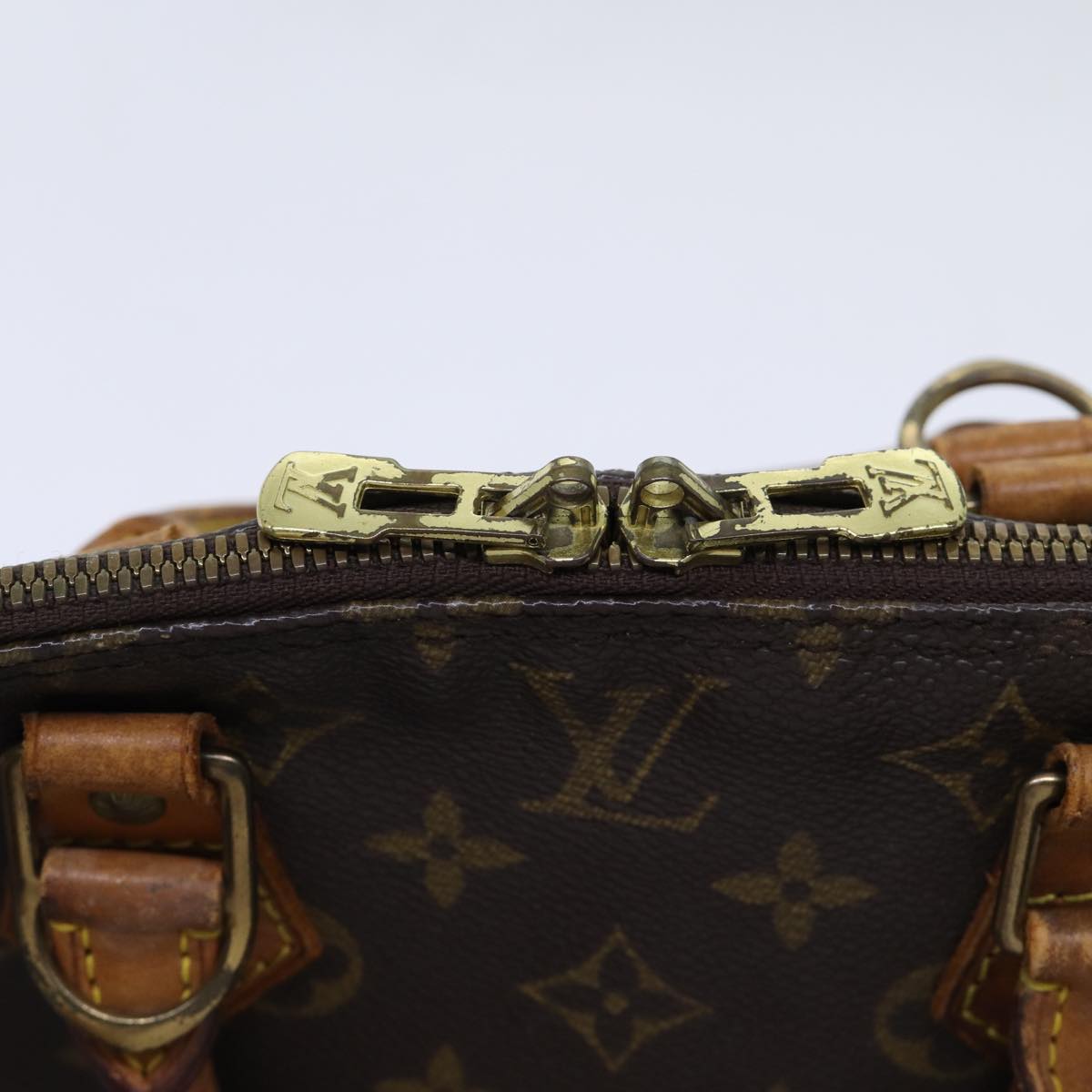 Louis Vuitton Alma Brown Canvas Handbag