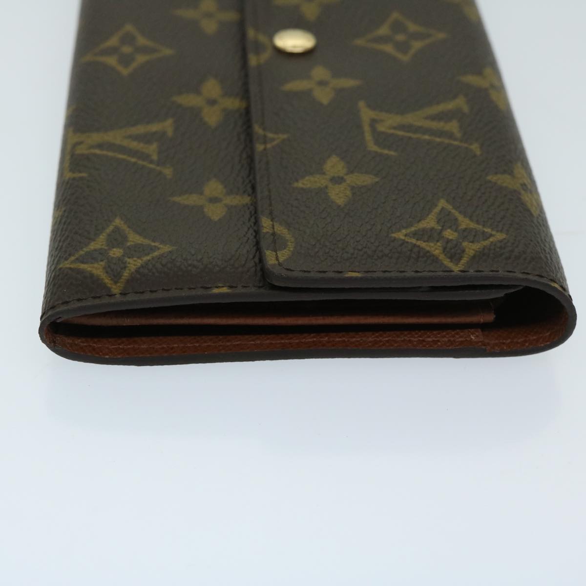 Louis Vuitton Portefeuille Sarah Brown Canvas Wallet