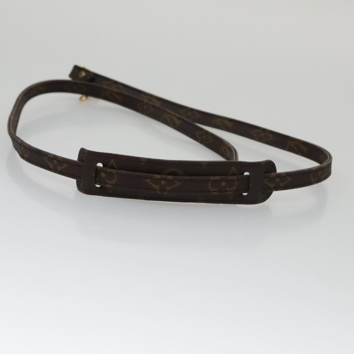 Louis Vuitton Shoulder Strap Brown Canvas Bag Jewelry