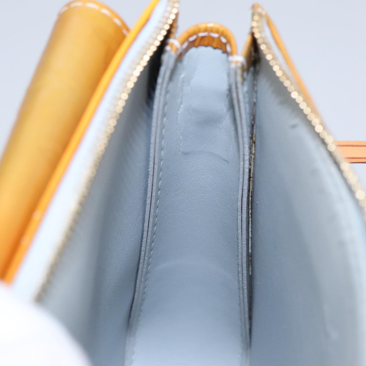 Louis Vuitton Mott Yellow Patent Leather Shoulder Bag